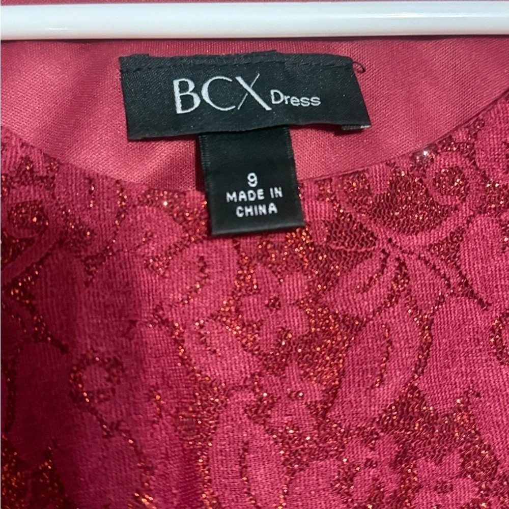 Elegant Red Lace Dress Sz S